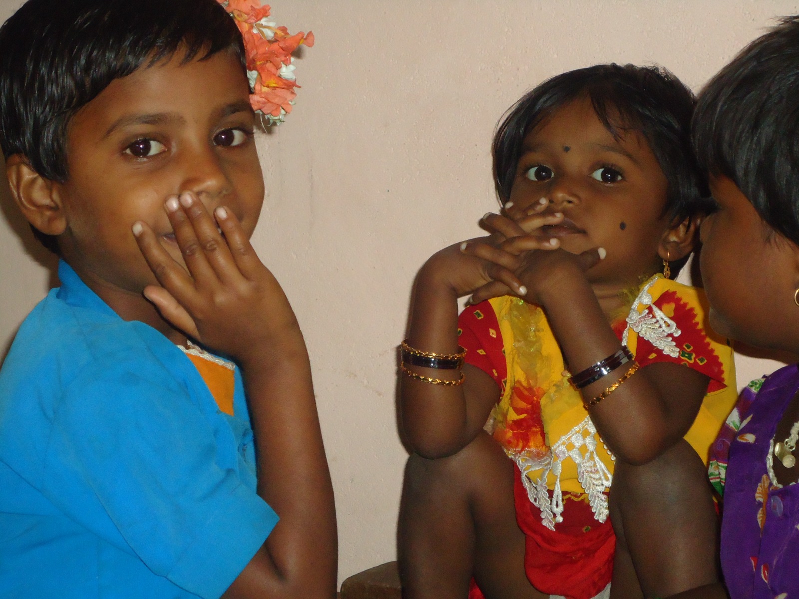 Children in an early learning setting